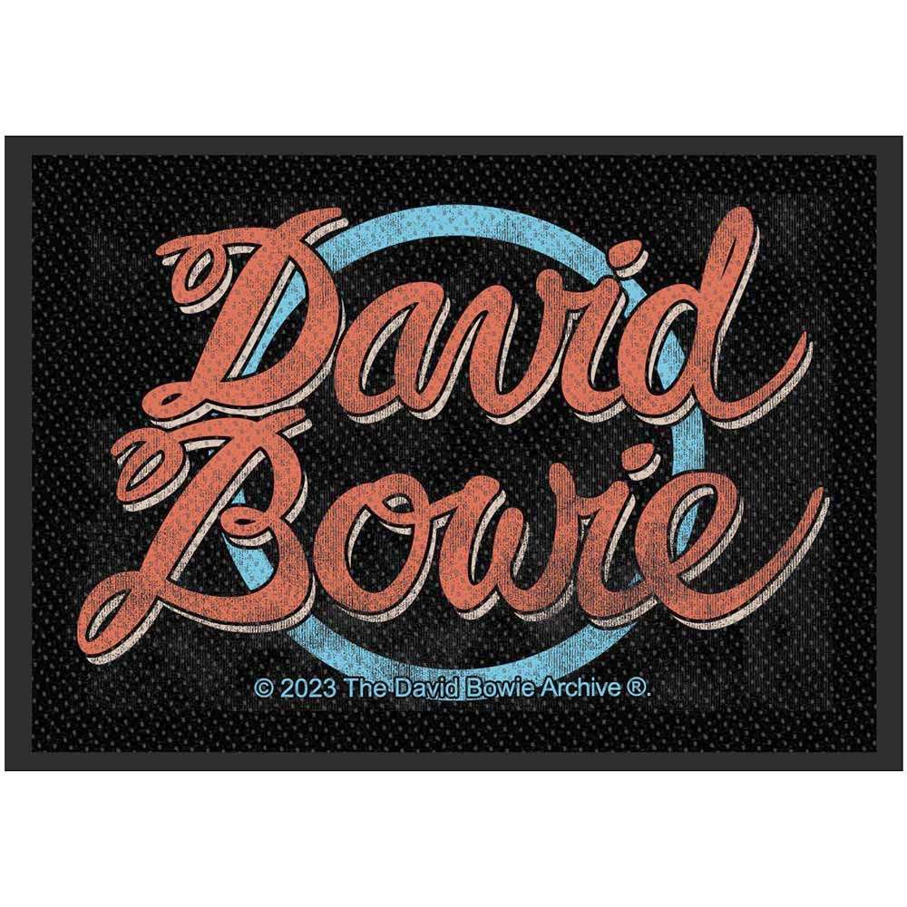 David Bowie - Logo Patch - Black